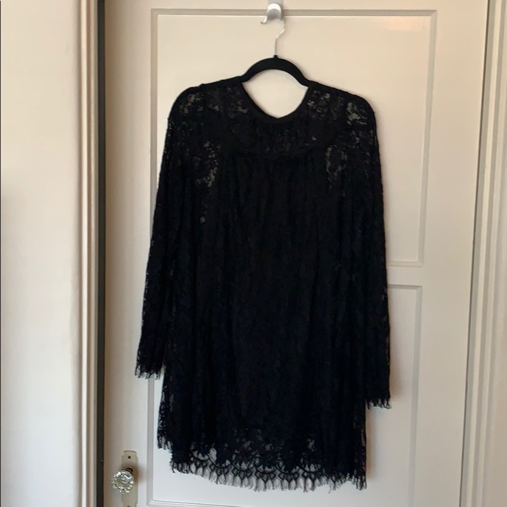 Kimchi Blue black lace dress